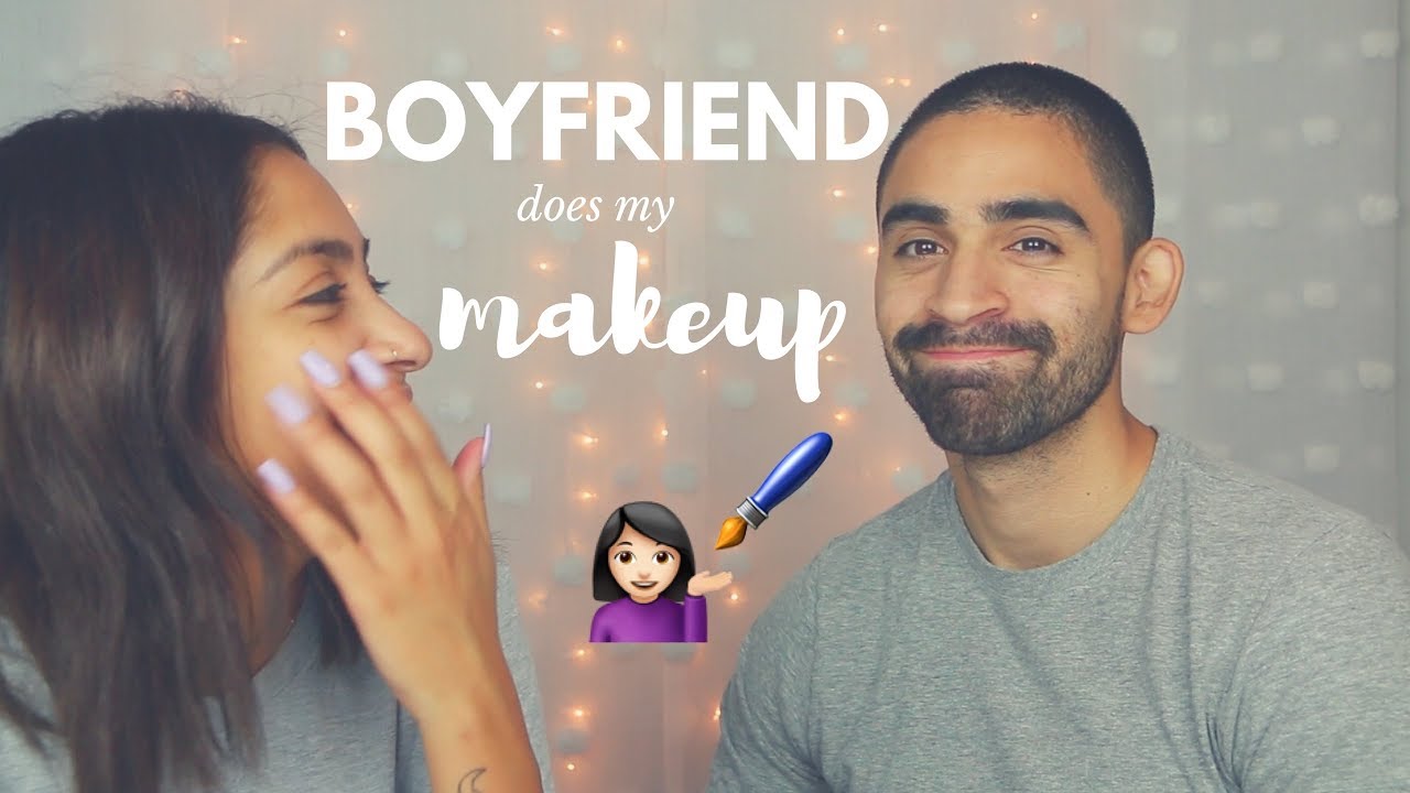 Boyfriend does my Makeup | Kat Zavala