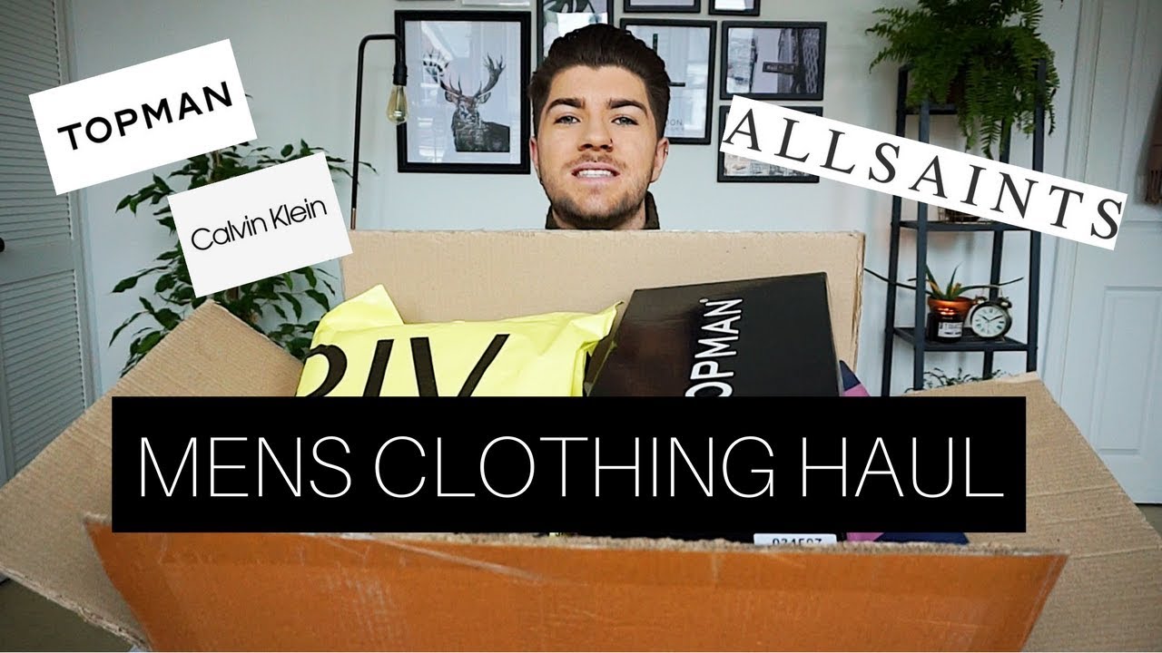 Mens Clothing Haul and Try On | TOPMAN, Jack Wills & All Saints