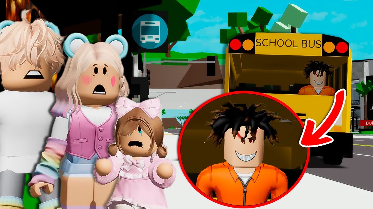 O HOMEM ASSUSTADOR SEGUIU MINHA FILHA DA ESCOLA PRA CASA em BROOKHAVEN