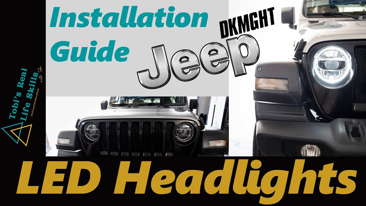 OEM Style LED Headlights for my Jeep Wrangler JL 2020 | Installation Guide