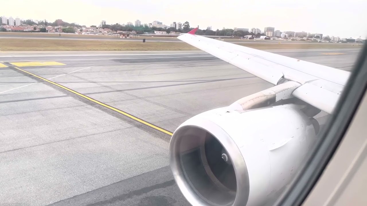 Powerfull Takeoff - LATAM A320 / São Paulo (CGH) - Maceió (MCZ)