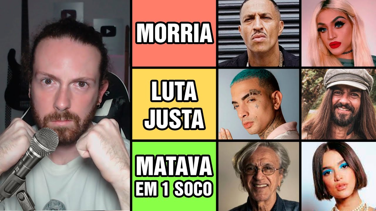 Cantores que eu QUEBRAVA NO SOCO