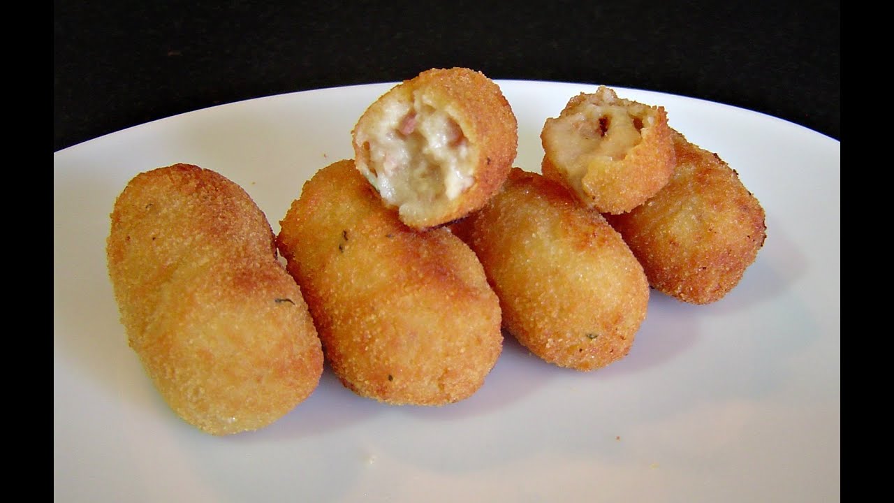 CROQUETAS CASERAS DE JAMÓN Y POLLO (COCINA FÁCIL)