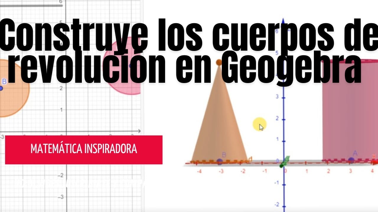 Crea figuras 3D increíbles con GeoGebra! Tutorial básico de cuerpos redondos