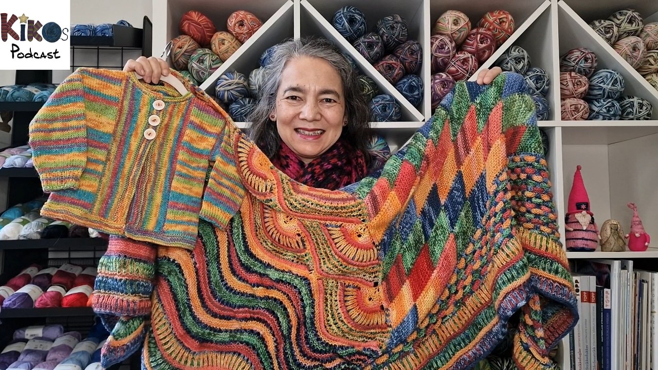 Kiko's Knitting Podcast #308 - Mystery Shawl & Baby Jacket