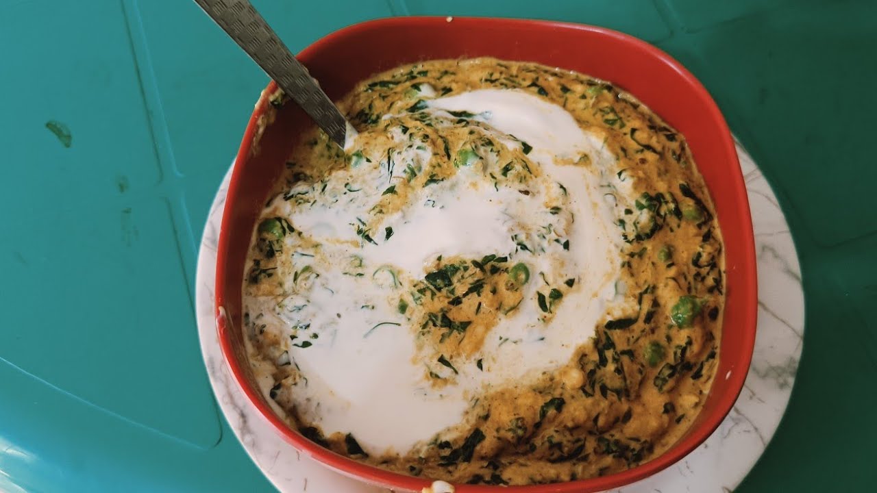 Methi matar malai recipe/Easy creamy and delicious 😋 restaurant style methi matar malai 😋