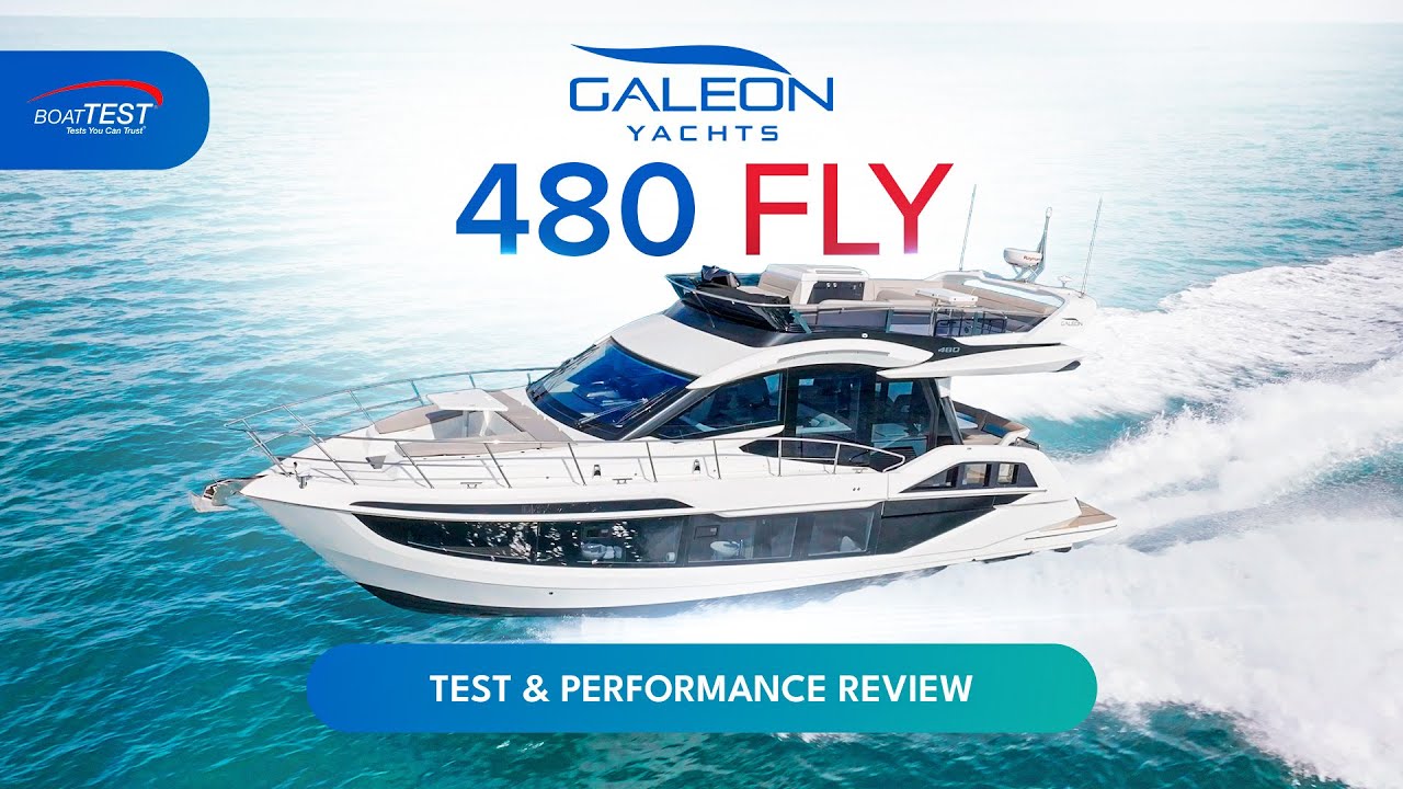 Galeon 480 Fly Boat Test: Three Decks of Innovation in 47'