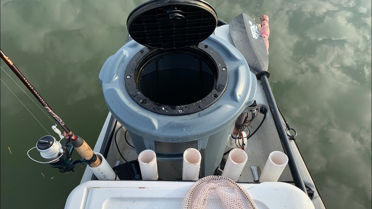 Easy DIY Bait Tank for Kayaks and Small Boats
