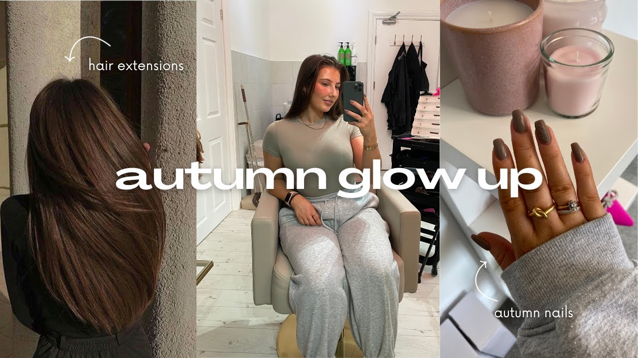ОСЕННЕЕ СИЯНИЕ | Нарастите волосы вместе со мной в первый раз🍂 💇🏽‍♀️