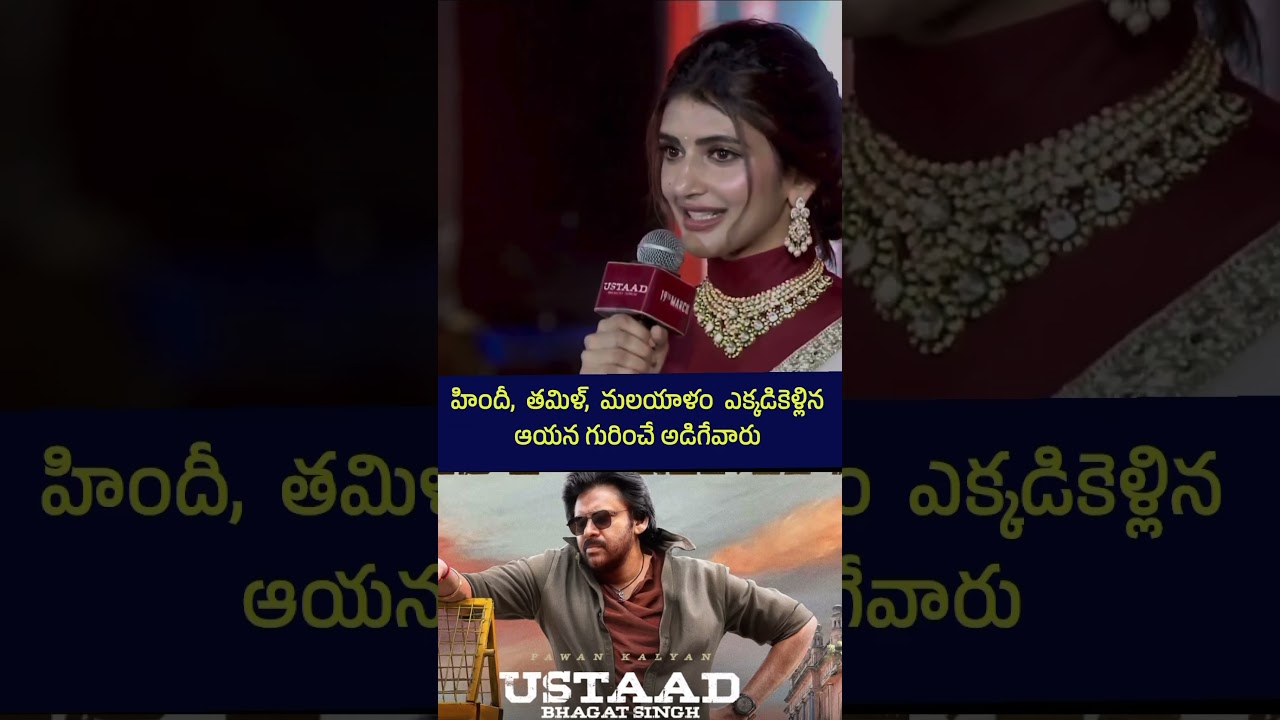 Actress Srileela Superb Words on Pawankalyan | హిందీ, తమిళ్, ఎక్కడికెళ్లినా ఆయన గురించే అడిగేవారు