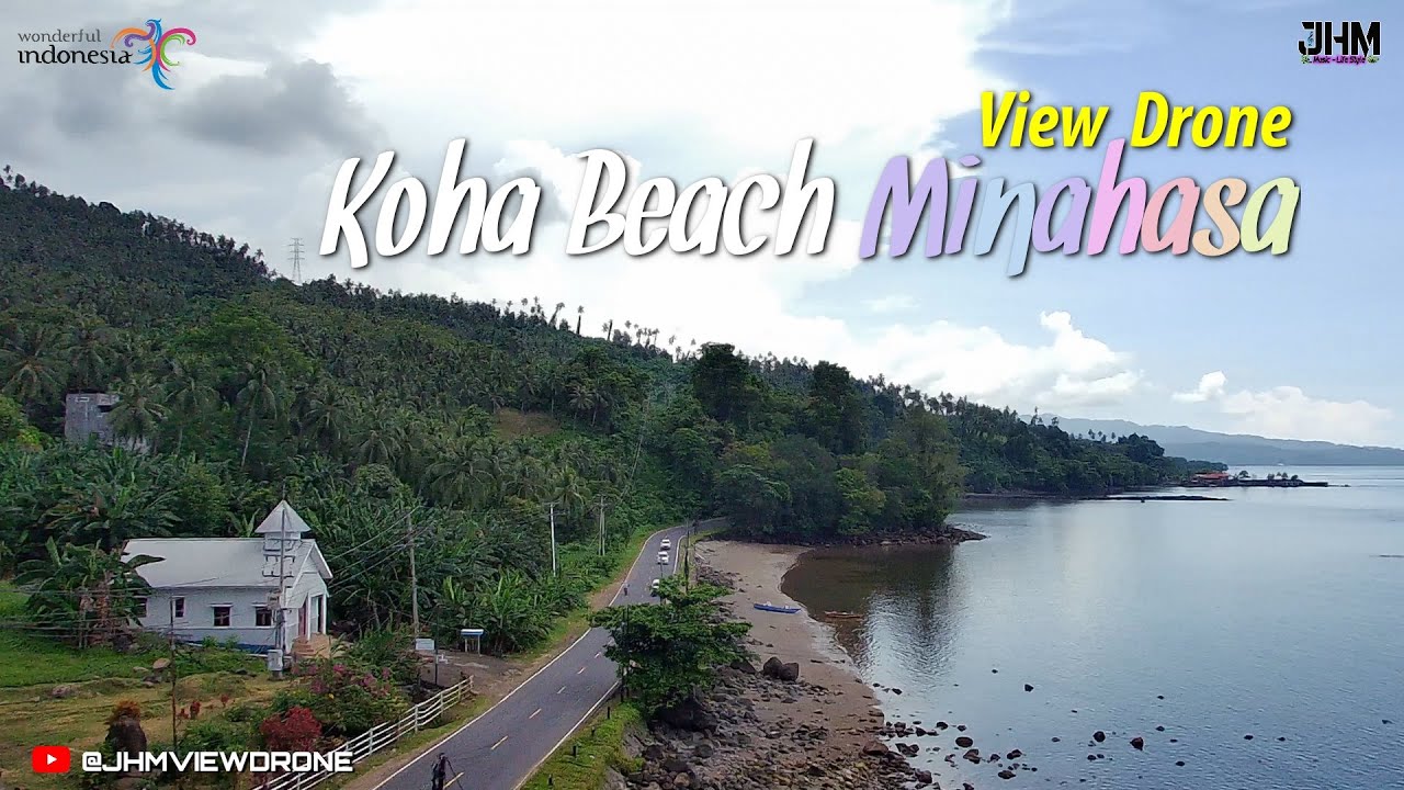 View Drone Koha Beach Minahasa 