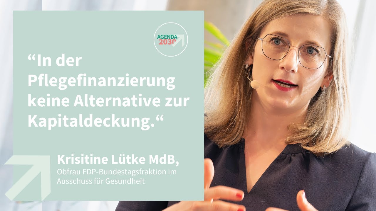 Wir brauchen mehr Kapitaldeckung in der Pflegevorsorge: Im Gespr&auml;ch mit Kristine L&uuml;tke MdB | PKV