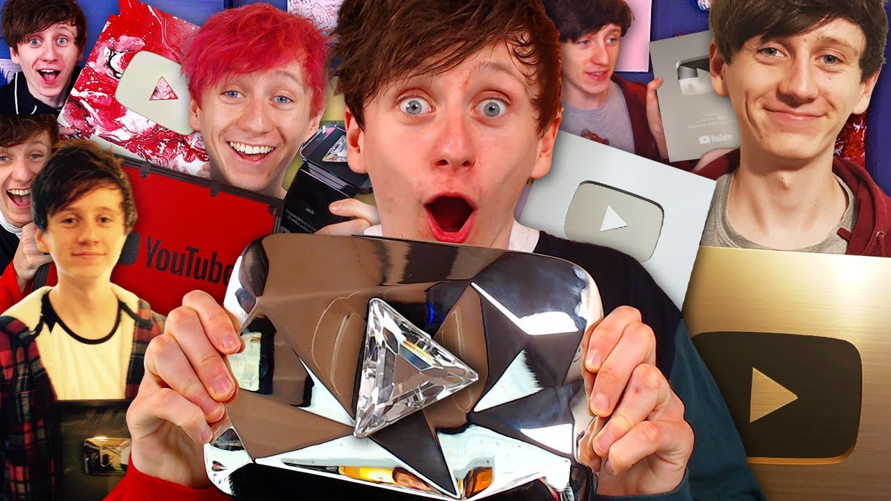 JackSucksAtLife Youtube Play Button Compilation (2014-2021)