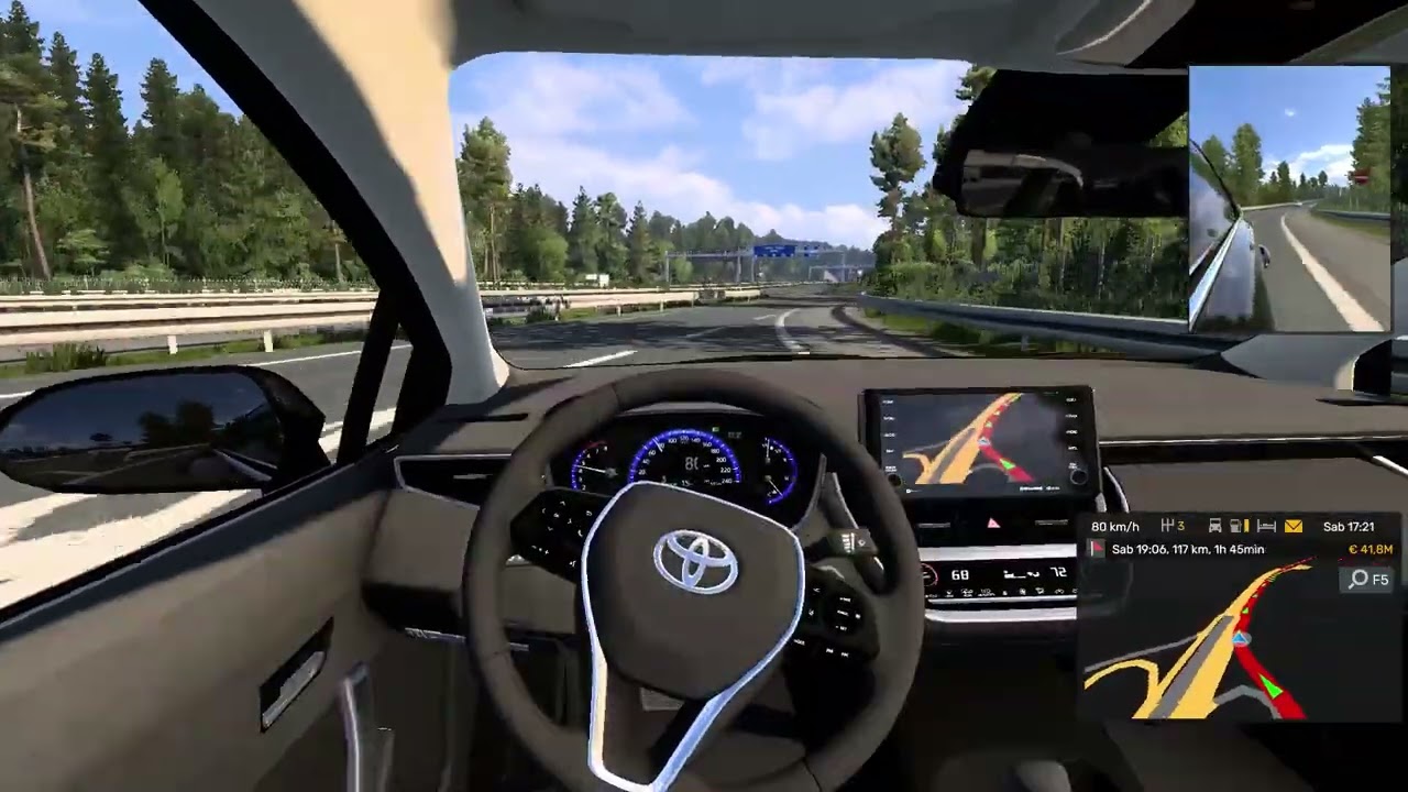 ets 2 toyota corolla with g29