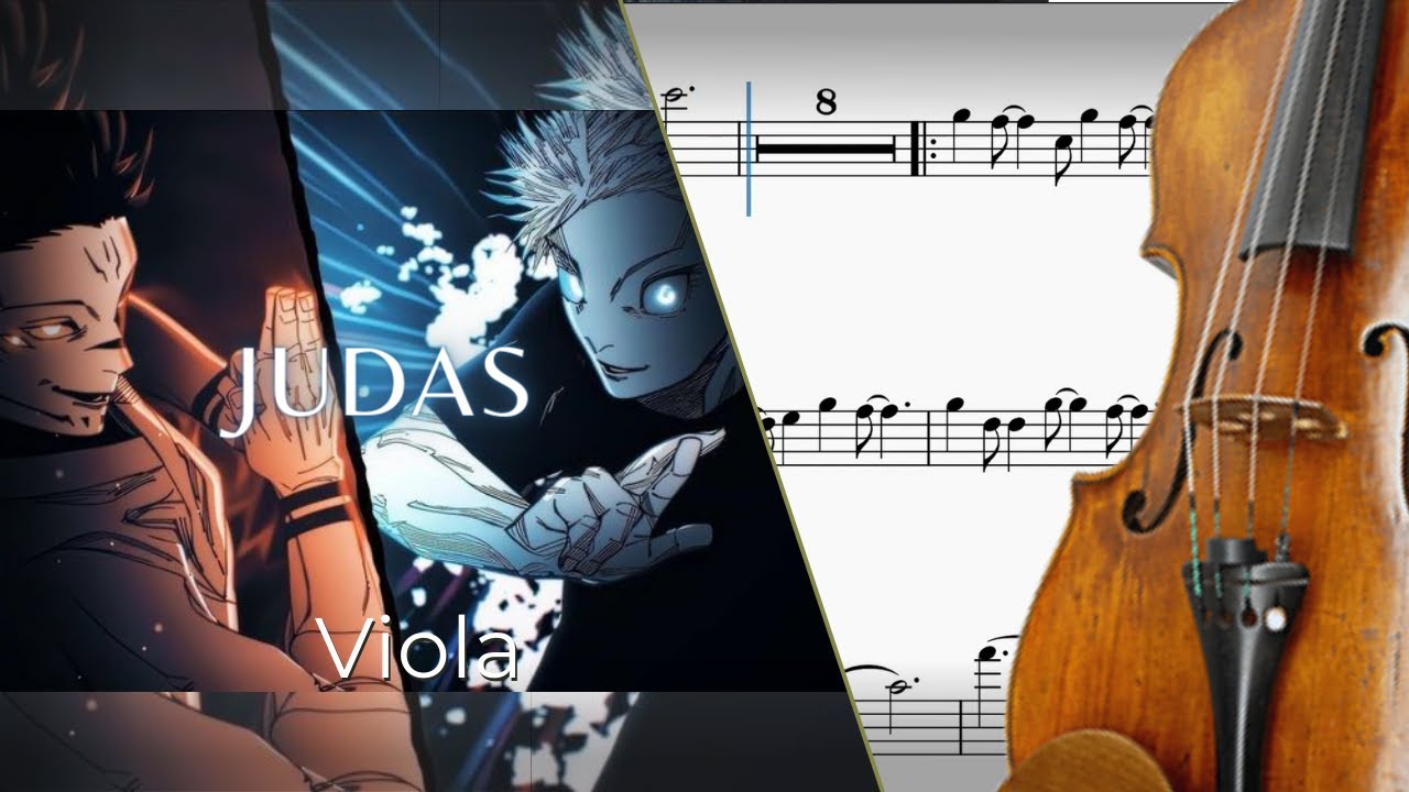Judas – Viola Sheet Music | Lady Gaga (Scrolling Score)