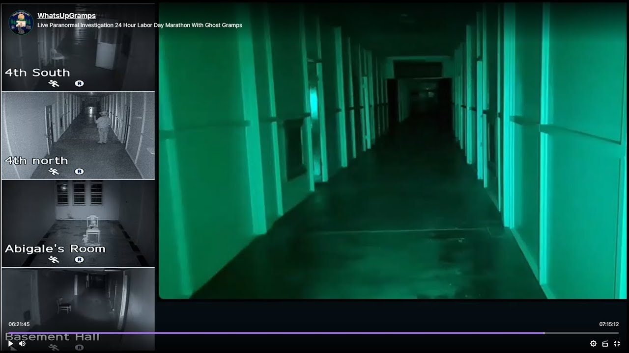 Live Paranormal Investigation 24 Hour Labor Day Marathon With Ghost Gramps