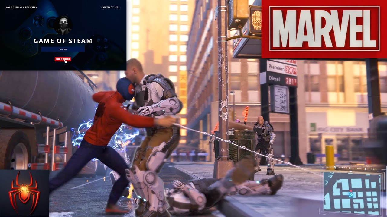 Marvel's Spiderman Remastered  - Tanker Standoff HD