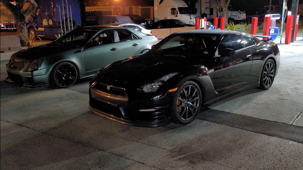 2013 Nissan GT-R Bolt Ons E85 vs 2013 Cadillac CTS-V FBO Cam E85