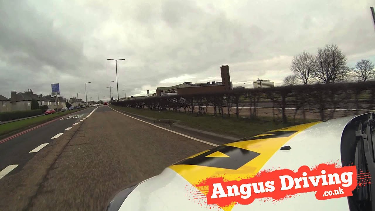 Calder Road Roundabouts Currie Edinburgh (Kilmarnock Independent Drive)AngusDriving Lesson Test Tips