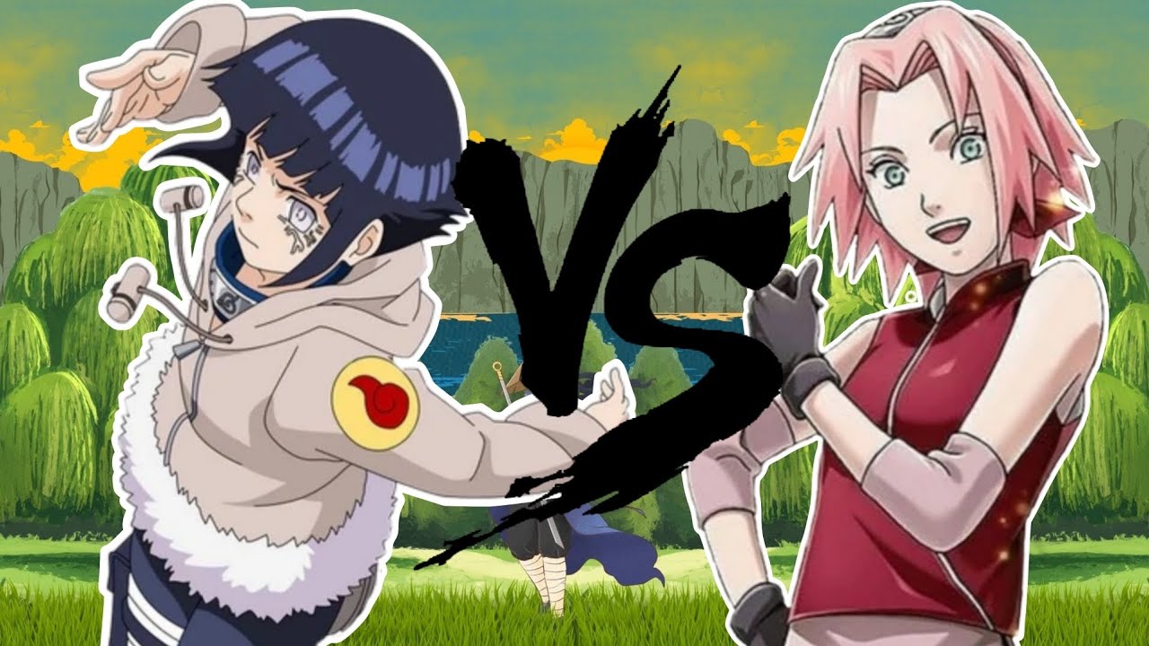 Hinata vs sakura fight in ultimate ninja storm mobile 
