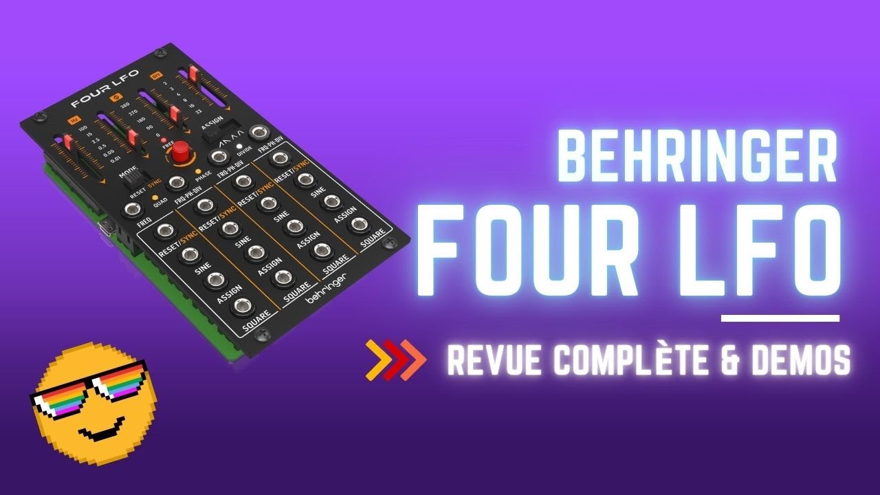 Behringer FOUR LFO (clone BATUMI Xaos Device) Revue et Exemples de Patchs
