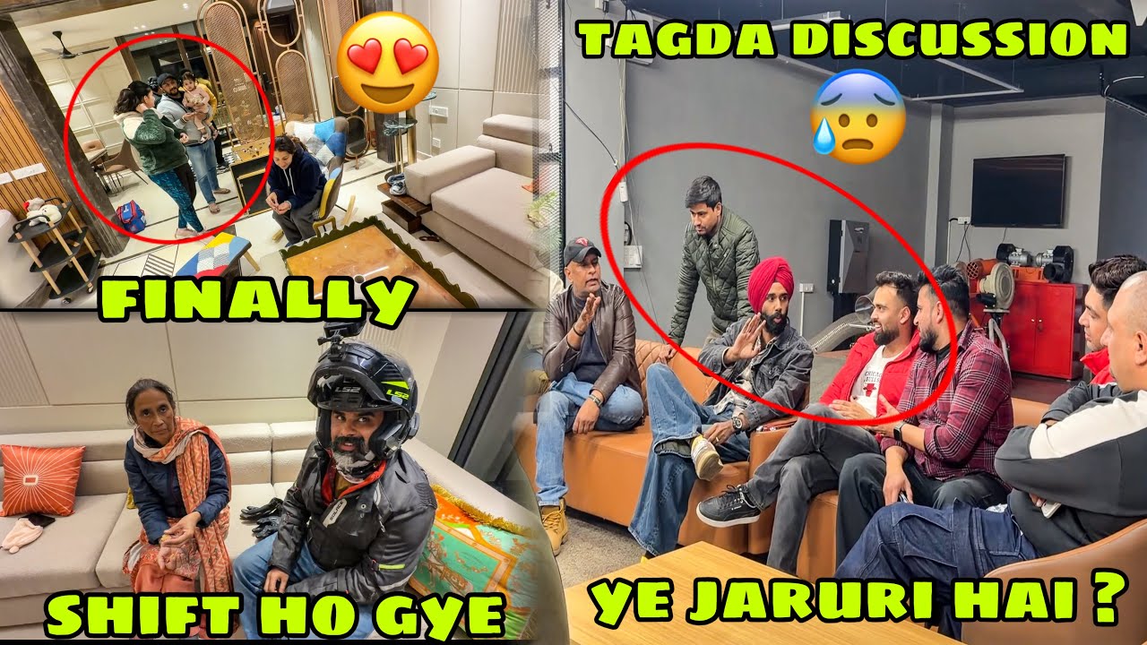 Finally Naye Ghar mai Shift ho gye 😍 Thanku Babaji ❤️ sabko bitha kar ye discussion krna jaruri tha😣