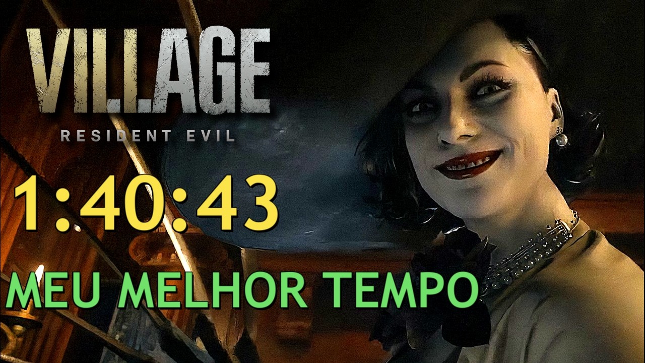 RESIDENT EVIL VILLAGE - SABOR-SPEEDRUN | NG+ Dificuldade mais alta, sem risadinha hj
