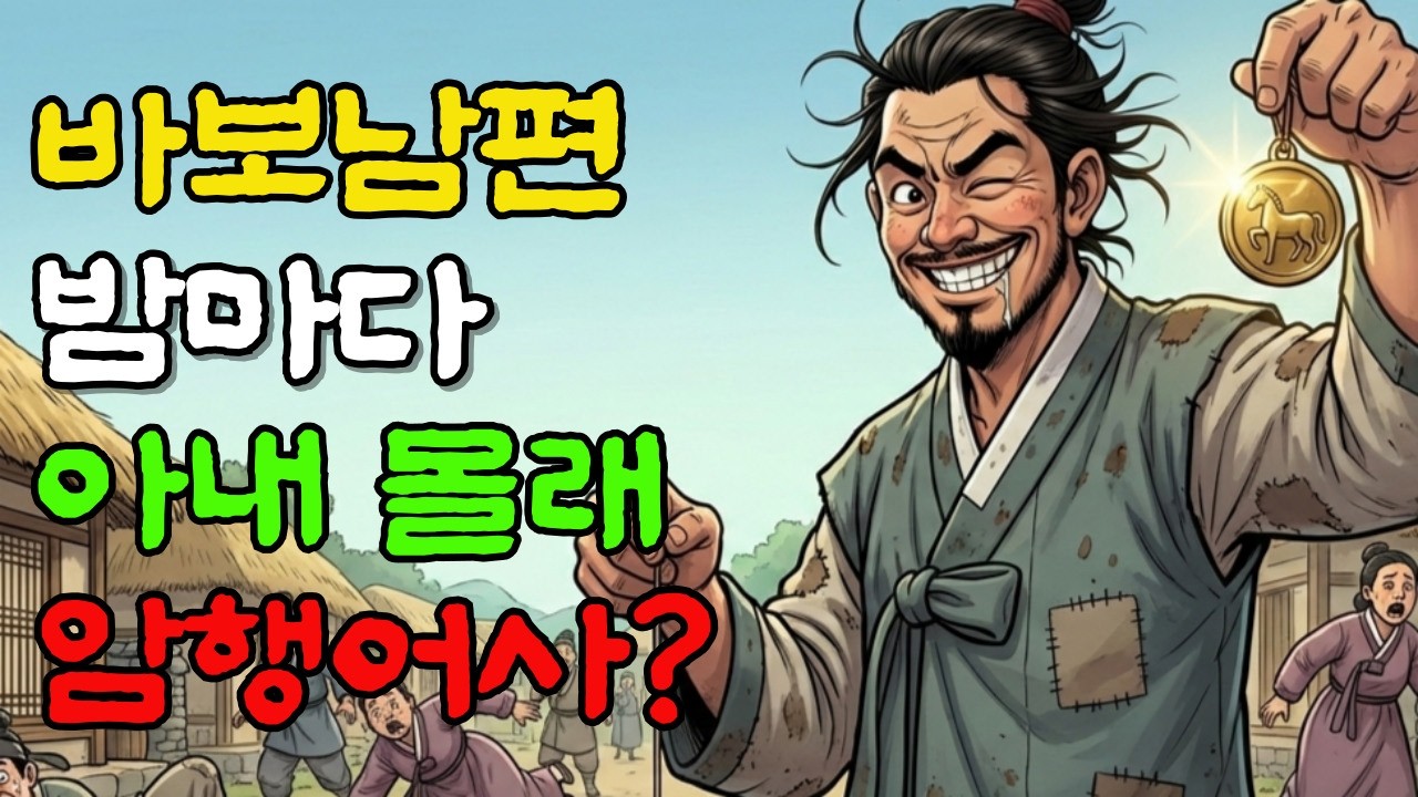 [조선야담] 동네 바보가 암행어사? 아내를 속이고 그가 밤마다 가는 그곳의 정체? | 민담·전설·설화·옛날이야기·오디오북