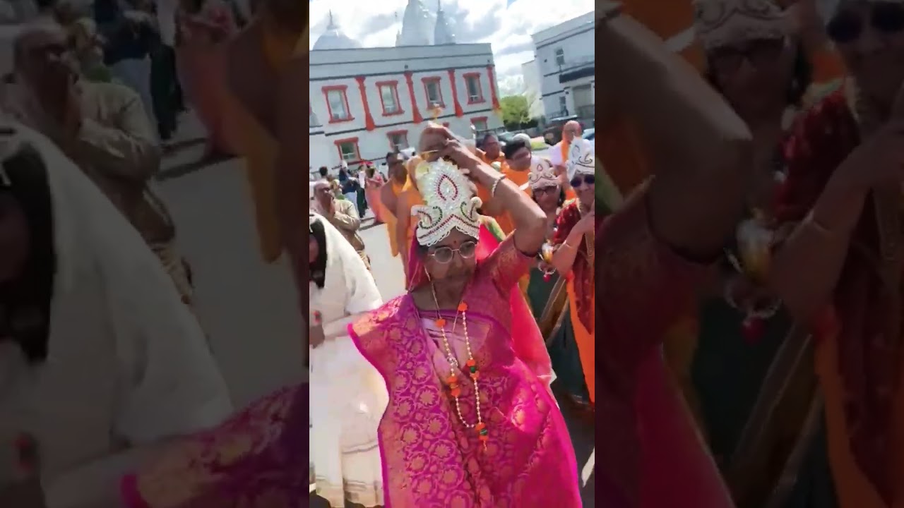 Brampton jain temple, Canada. rath yatra