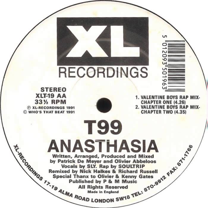 T99 - Anasthasia (Valentine Boys Rap Mix-Chapter One)
