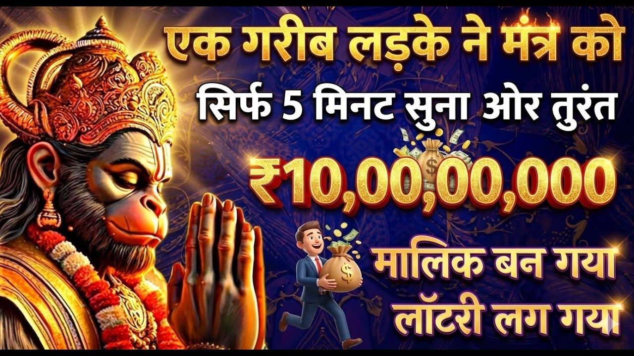 ॐ नमो हनुमते रुद्रावताराय सर्वशत्रु नाशक सर्वरोग निवारण : सर्व वशीकरण हनुमान मंत्र 108 Time #hanuman