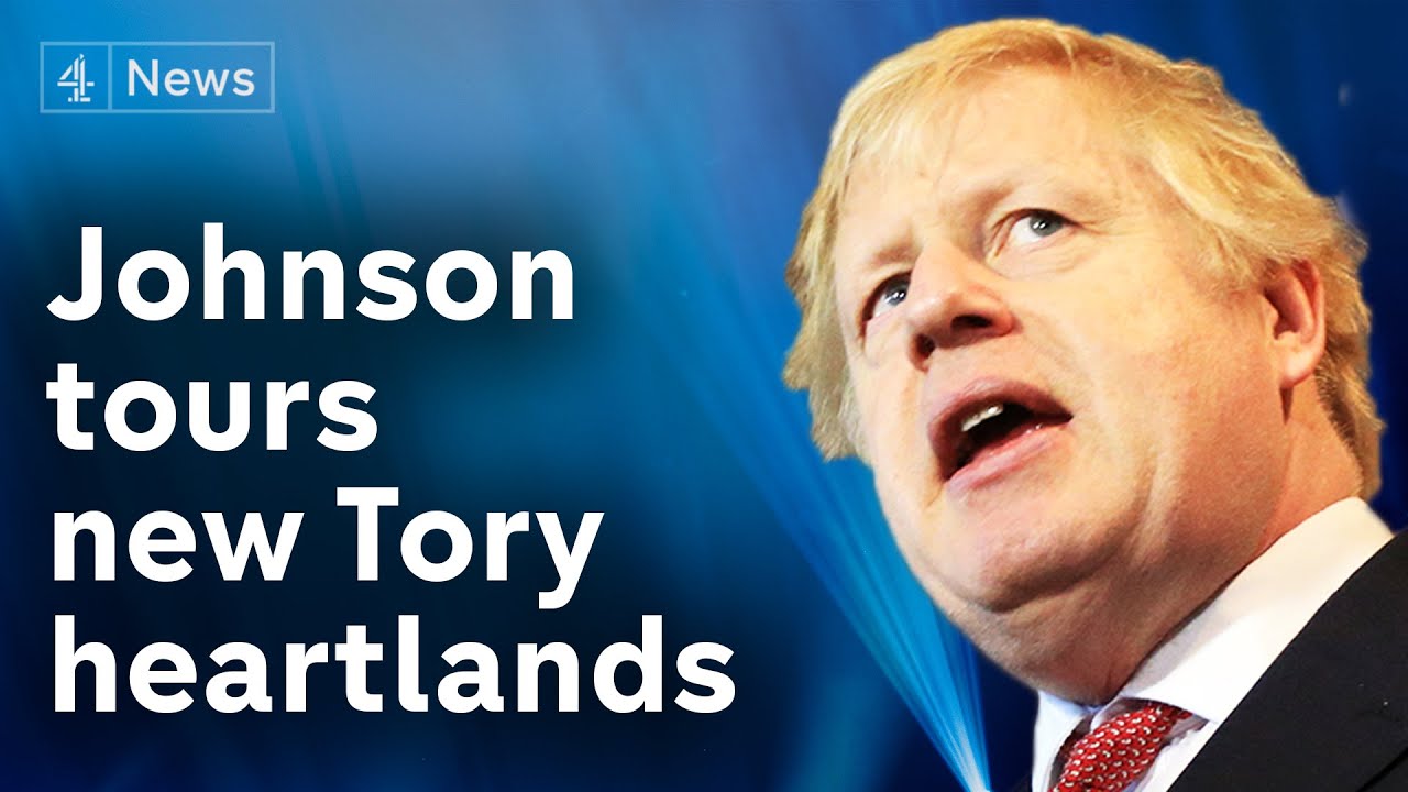 Boris Johnson takes victory lap of newly won north of England seats