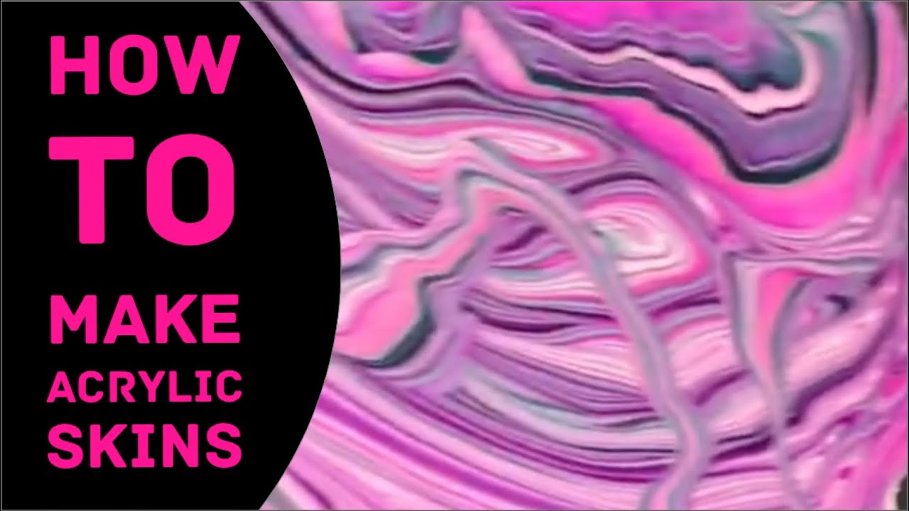 Creating Acrylic Pour Skins for Jewelry