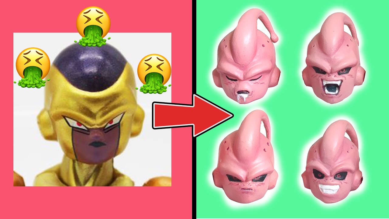 TRANSFORMO esta HORRIBLE figura en Majin Buu | Custom SH Figuarts Kid buu