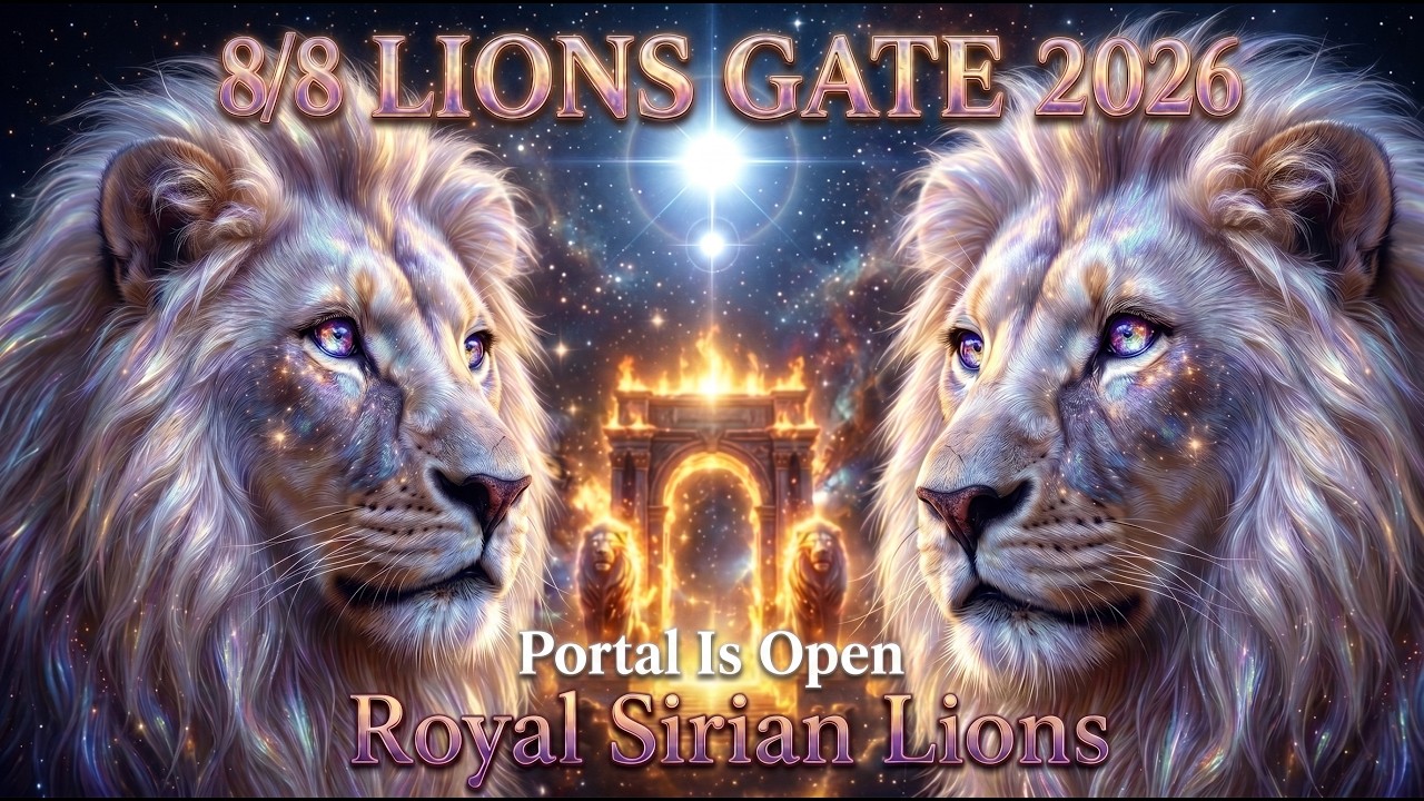 🦁THE LIONS GATE IS OPEN  | 8/8 Portal 2026 | Guided Meditation with Reiki,  888 Manifestation