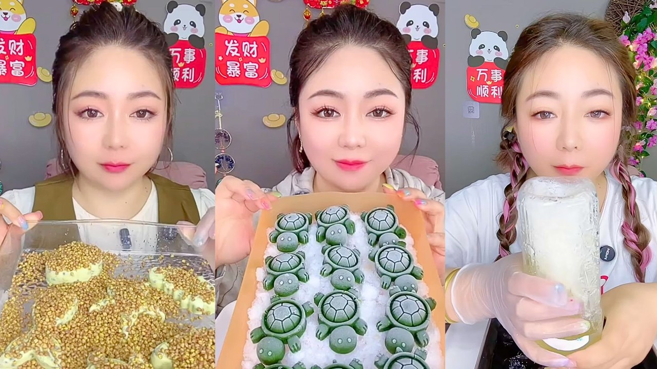 ASMR Eating Sounds | Frozen Candy, Crunchy Treats & Dessert Mukbang #310