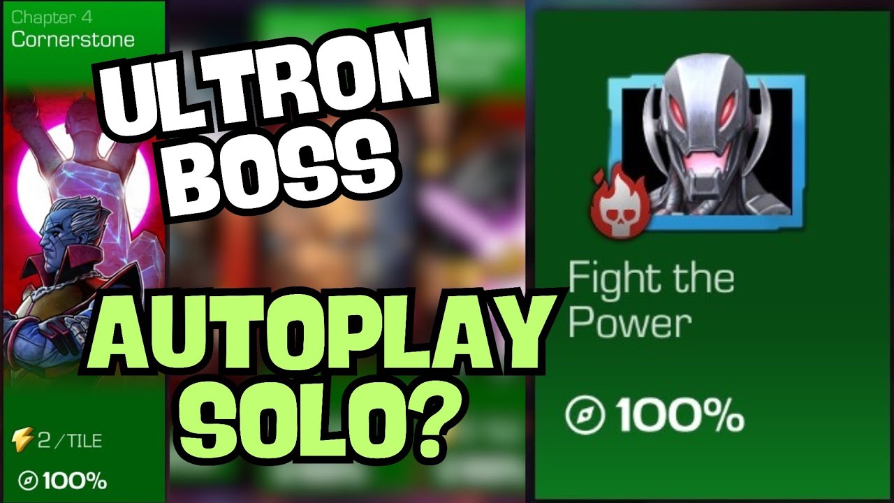 ULTRON BOSS AUTOPLAY SOLO in 1 MINUTE? - MCOC