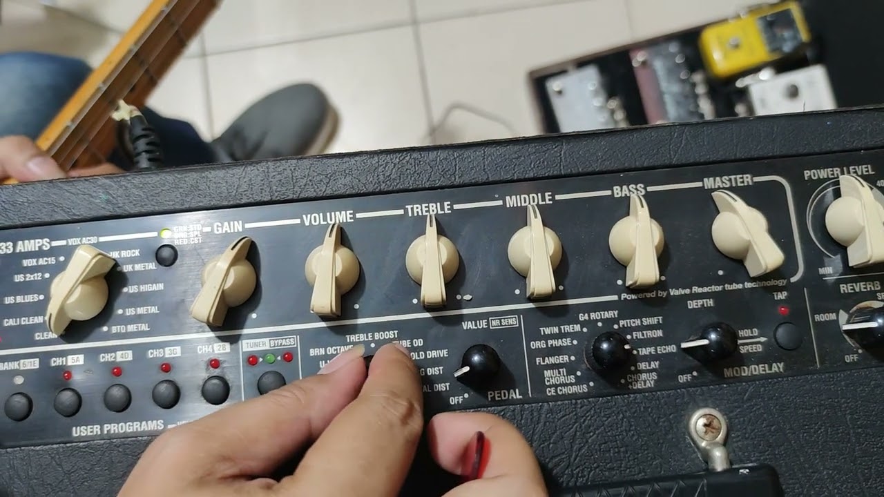 Test Sound Ampli Vox VT40+
