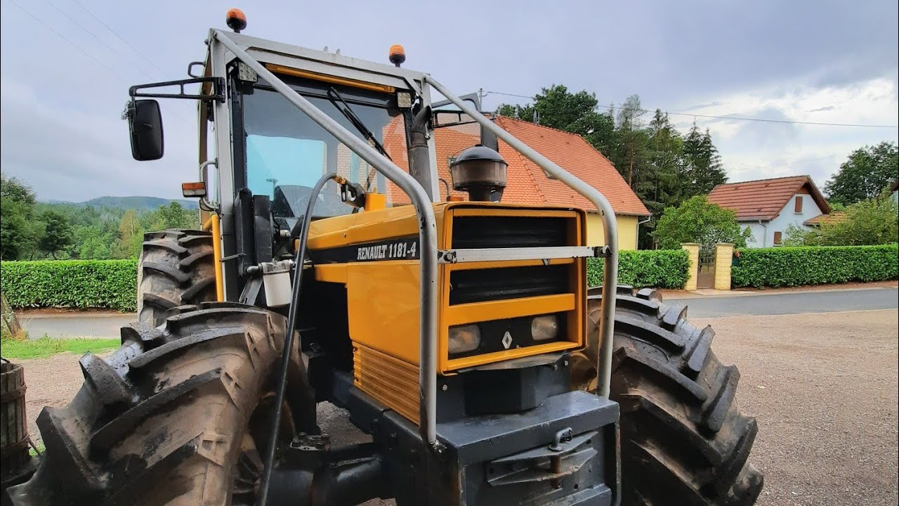 Restauration Tracteur/RENAULT 1151-4/Poste de conduite inversé