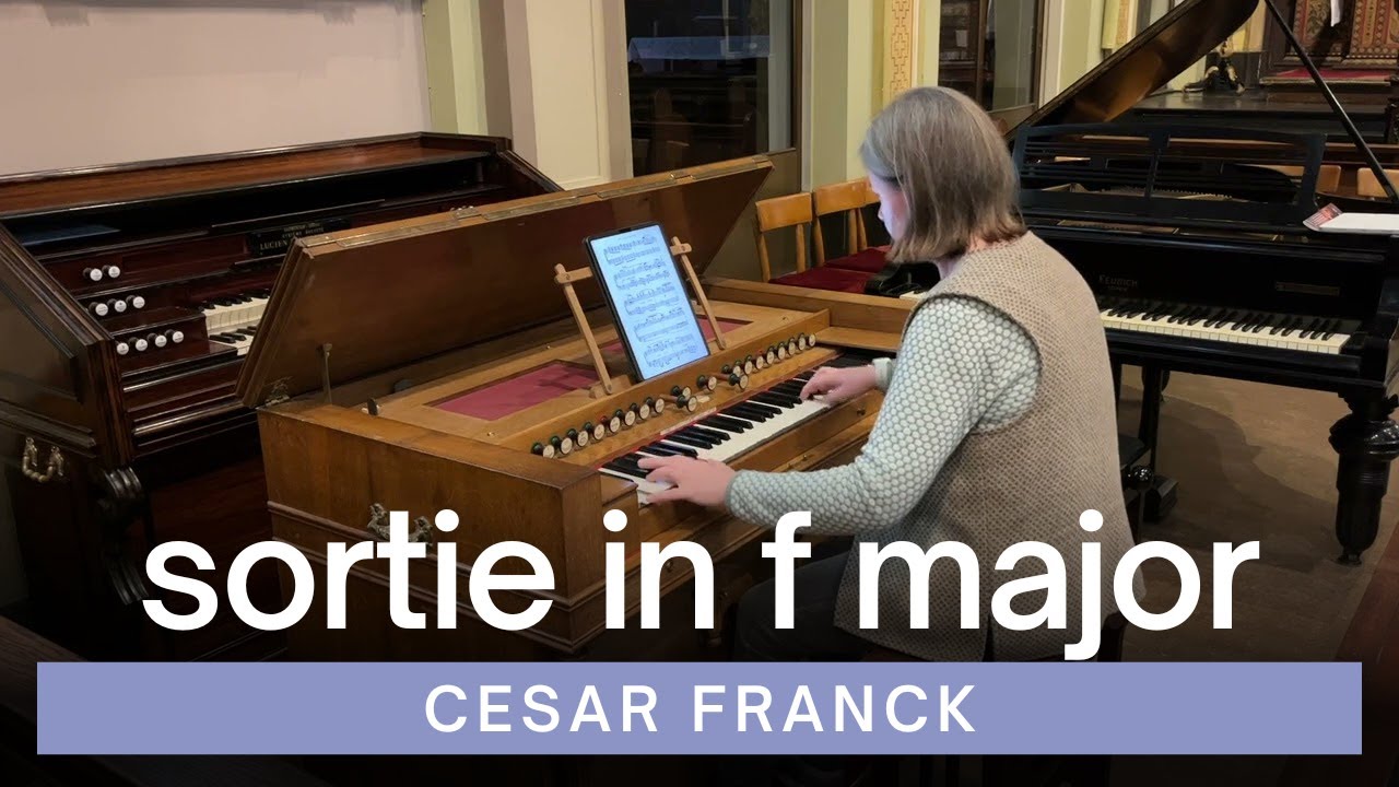 Franck Sortie on Rare 1869 Debain Harmonium Haarlem