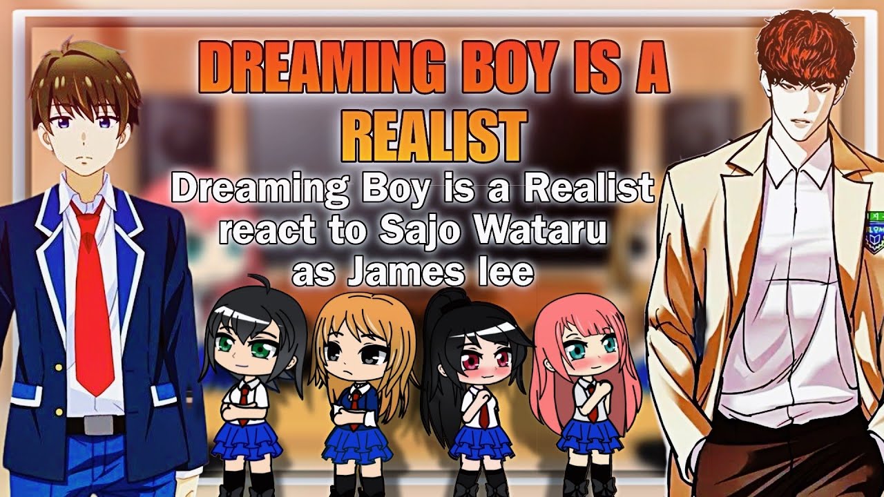 The Dreaming Boy Is Realist react to Sajo Wataru As James lee | Lookism x Sajo Wataru |Gacha React |