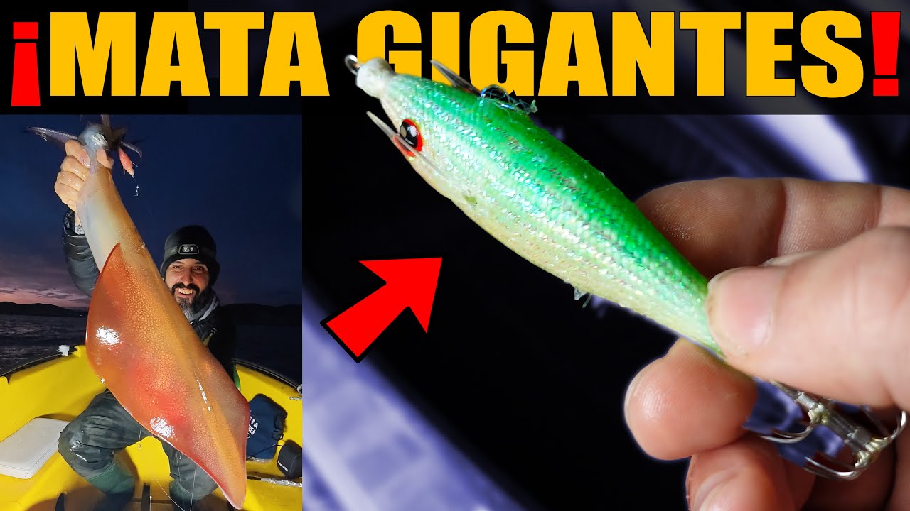 EL MEJOR SEÑUELO para PESCAR CALAMARES desde Embarcación ¡Mata - Gigantes! 😄🎣🦑