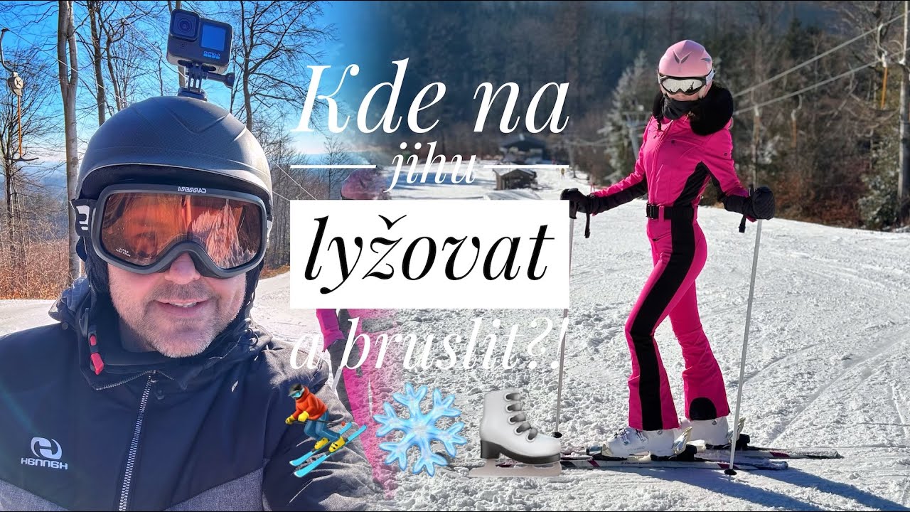 NEVYDANÉ RAW VLOGY II. - Kde se dá na jihu NEJLÍP lyžovat a bruslit? ⛸️🎿❄️