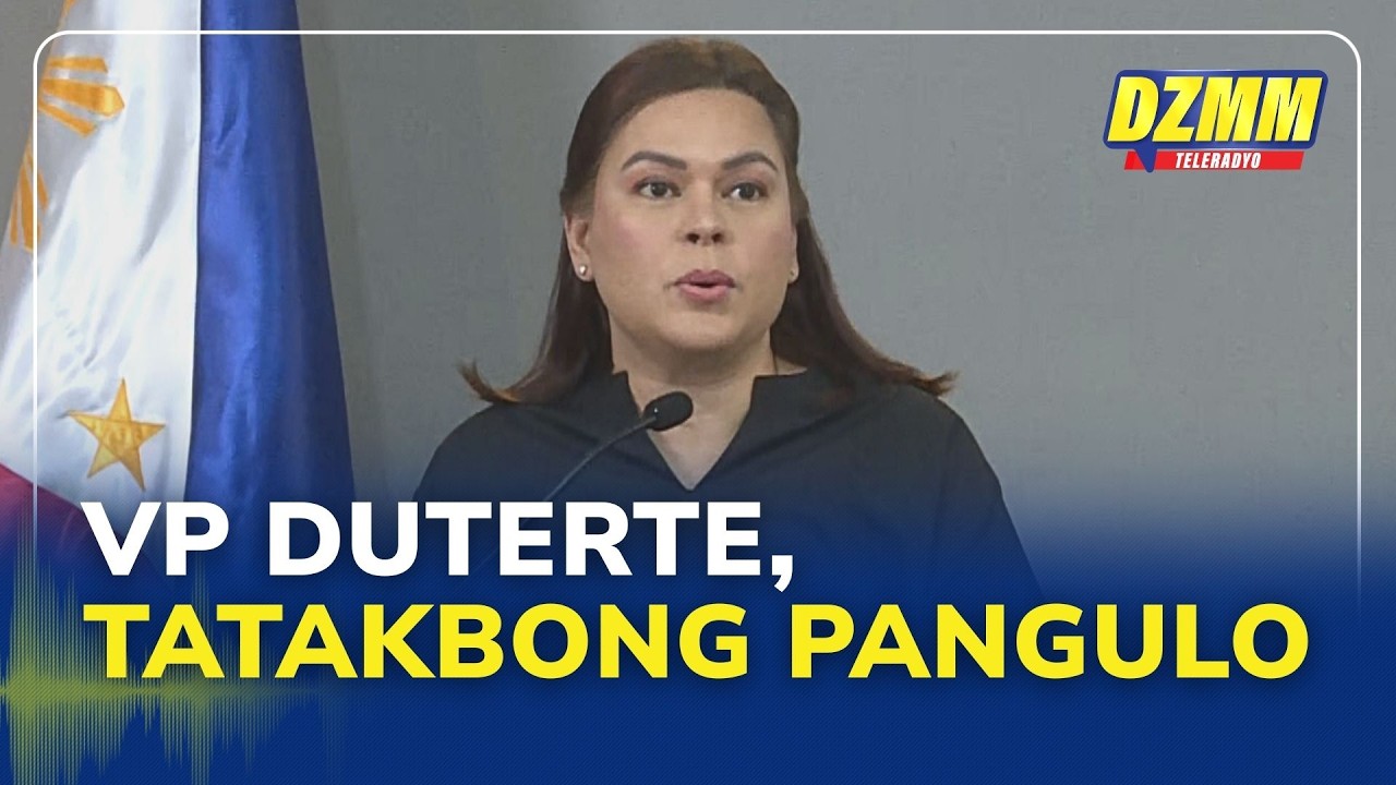 VP Duterte to run for president in 2028 elections | DZMM Teleradyo (18 February 2026)
