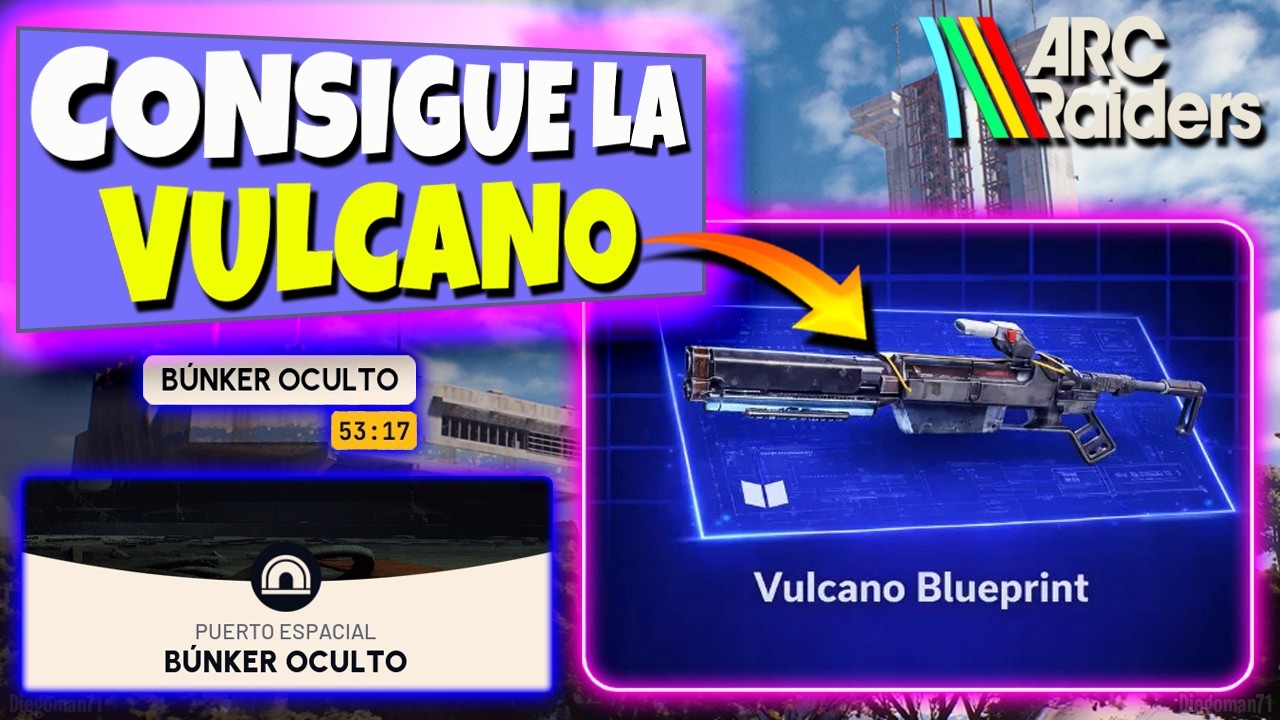 COMO CONSEGUIR la VULCANO🔥( EVENTO BUNKER OCULTO ) ARC RAIDERS