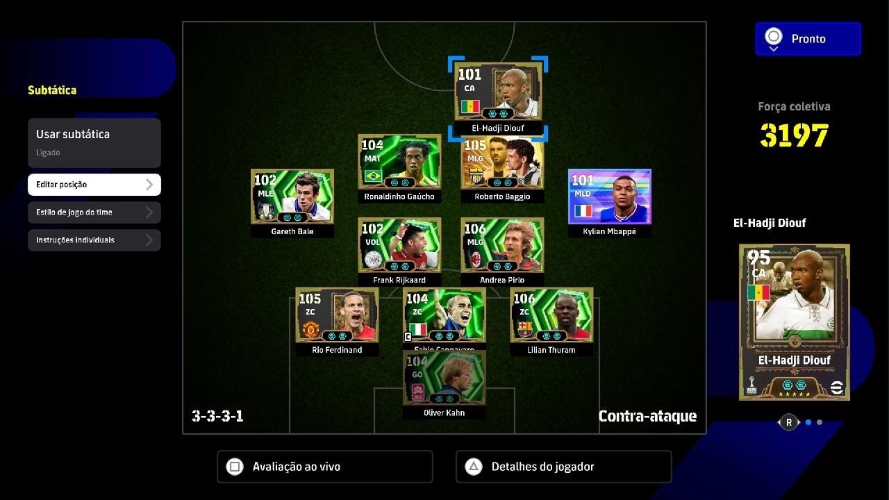 A estreia do Pirlo #efootball2026 #pesmobile #ligaefootball #shorts