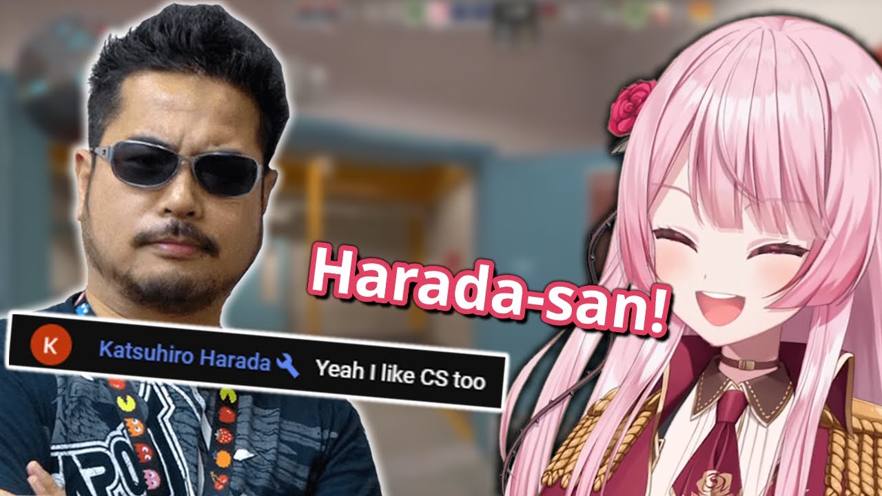 Harada the Rosebud?! | His appearance in a Non-Tekken Rosemi stream!