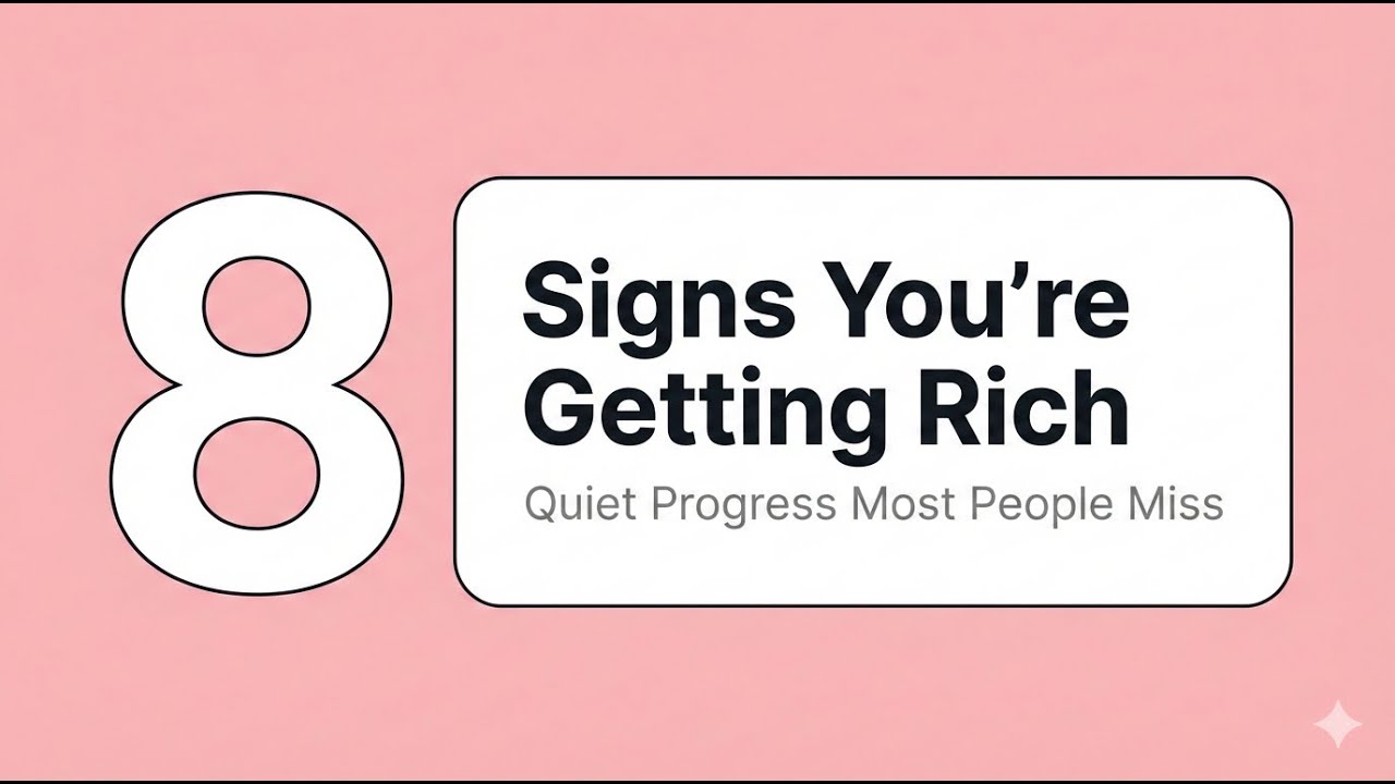 8 Signs You’re Getting Rich (Even If It Doesn’t Feel Like It)