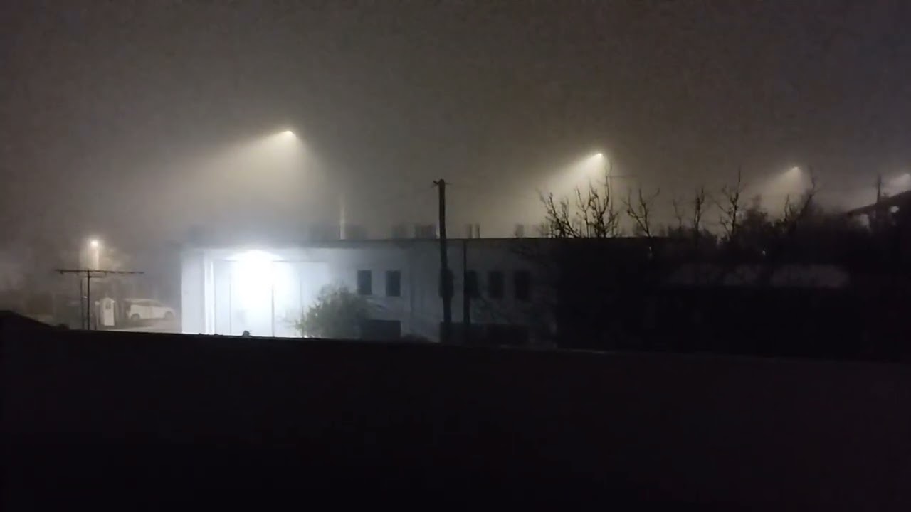 Creepy Fog/Mist out of Nowhere + Batman Light Beam