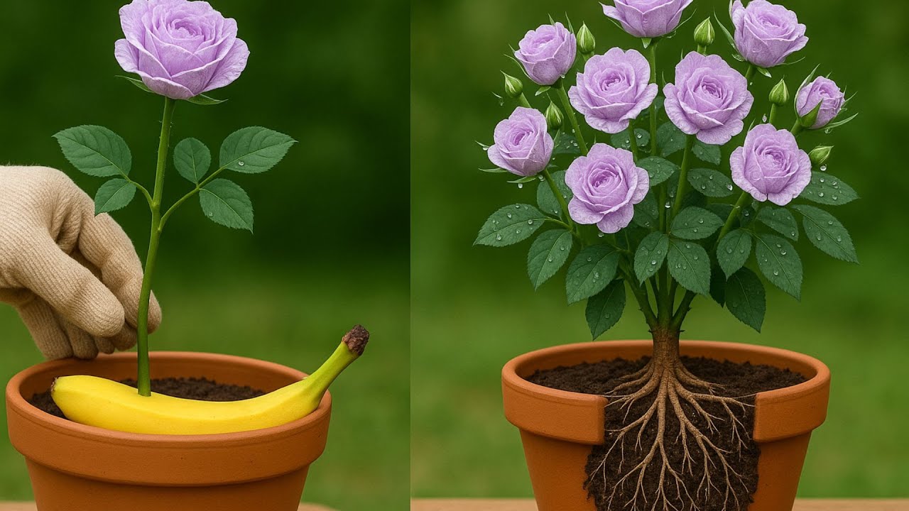 The fastest way to propagate roses that no one has shared!